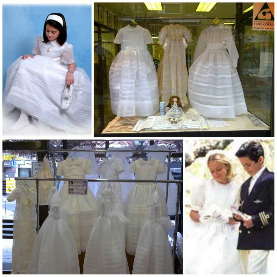 Tintorería - Lavandería Garbiñe collage de imágenes de vestidos