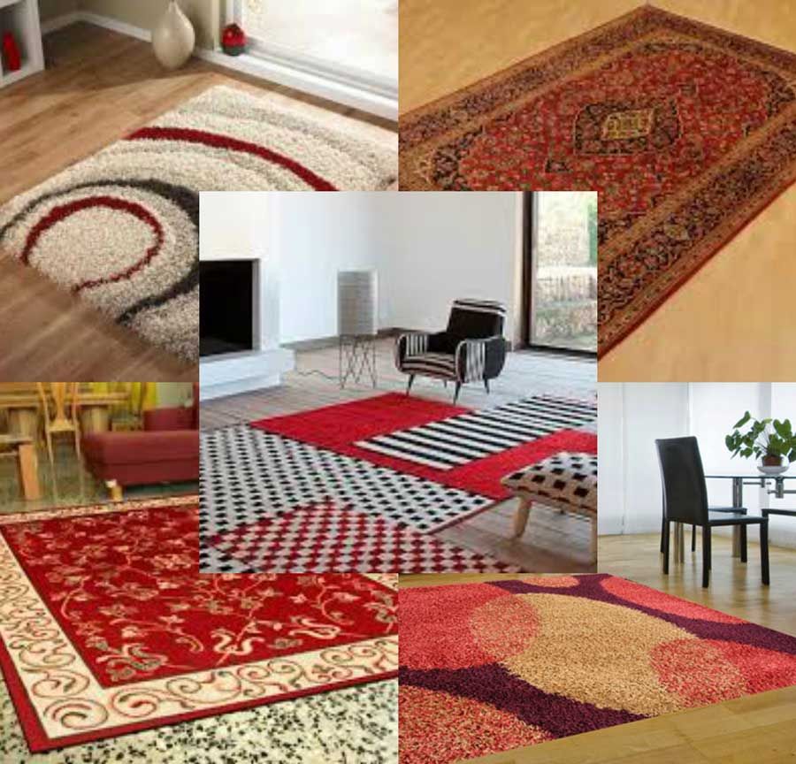 Tintorería - Lavandería Garbiñe collage de alfombras